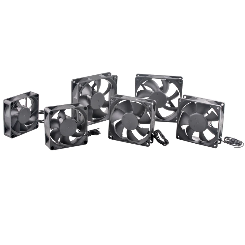 ANCHAOPU 40mm 50mm 60mm 70mm 80mm 92mm 120mm 140mm EC Brushless Cooling Fan AC 110V 120V 220V 240V Axial flow fan for cabinets