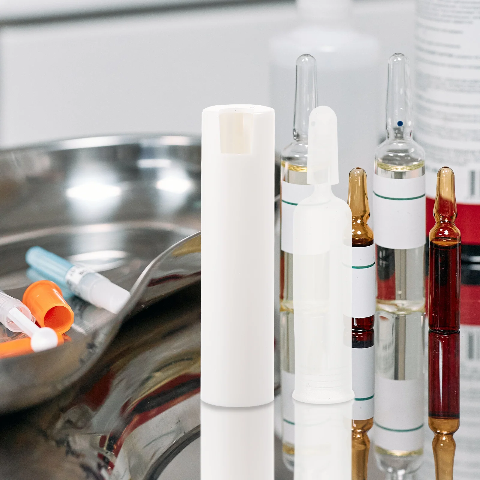 

1 Set Ampoule Opener Ampule Cutting Device Professional Vial Breaker Diverter Plastic Lightweight Portable Nurse Helper Reusable