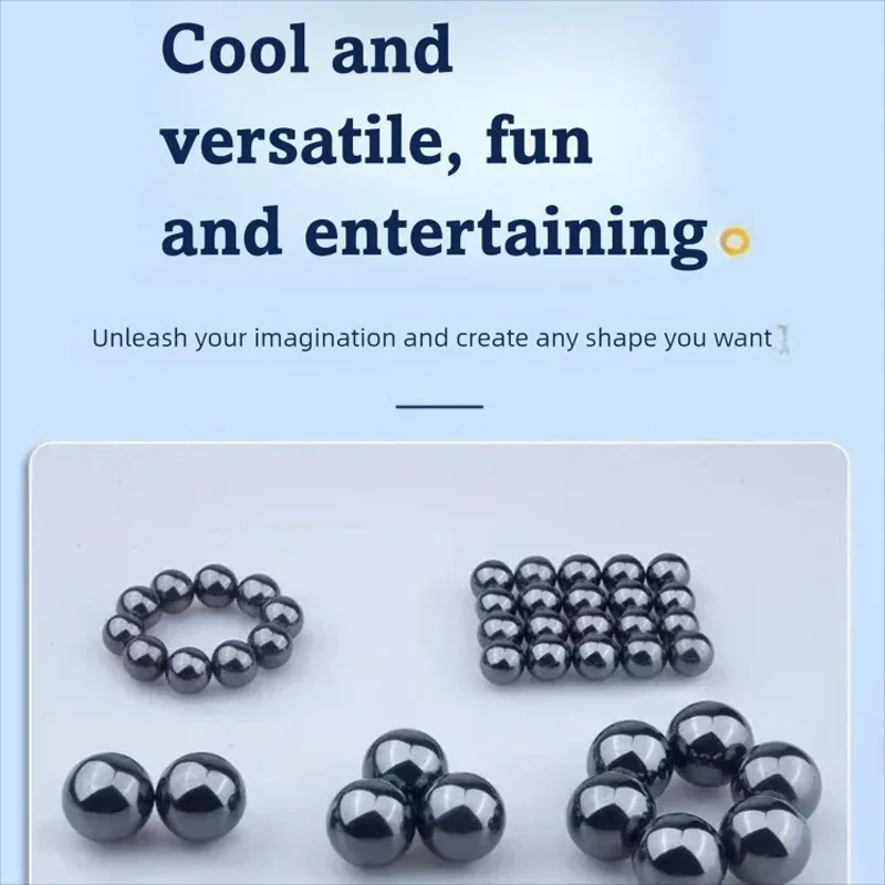 13mm Multi Functional Magnetic Strong Magnet Healing Stones Ball Black Sphere Magnetic Ball Magnetic Bracelet Bead DIY Magnet