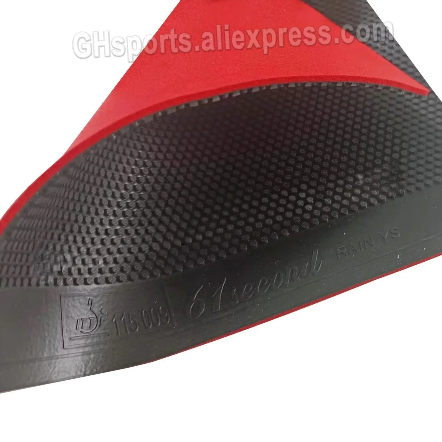 

61second RAIN YS medium pimples out Pingpong Rubber Table Tennis Rubber With Sponge