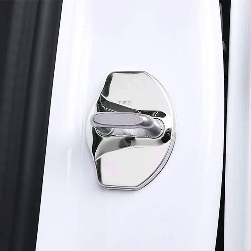 Car-Styling car door lock cover emblemi Auto custodia per Tesla model 3 model X Y style Roadster accessori