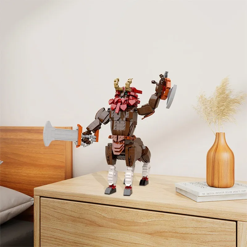 

Игровые фигурки, модель MOC Monster Centaurs, набор строительных блоков, креативный робот, настольные украшения, сборка игрушек, сделай сам, праздничные подарки