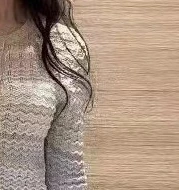 Women's new gradient color knitted dress long sleeve single breasted autumn warm clothes fashion knitted tops