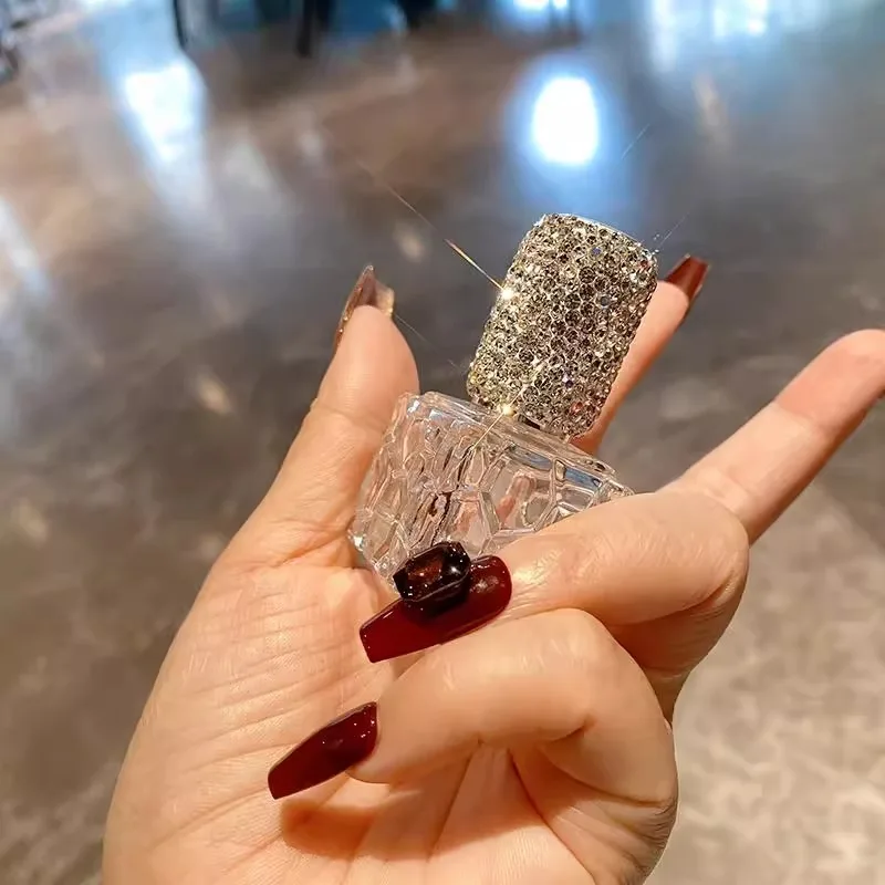 Diamond Perfume Bottle 10ML Portable Spray Glass Bottle Cosmetic Container Travel Ultra Atomizer Sanitizer Line Mist Sprayer