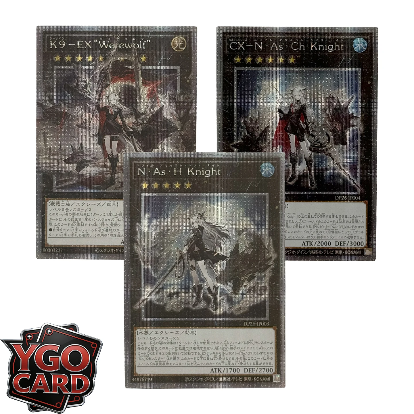 colecao-orica-yugioh-cartas-proxy-diy-k9x-werewolf-cxyz-nasch-knight-tcg-cartoes-de-presente-para-criancas-em-ingles