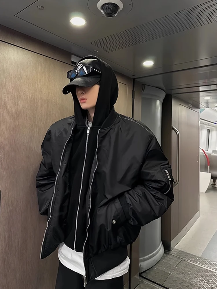 

Мужская бейсбольная куртка Cleanfit American Sle ort Bomber Jaet на весну и осень Haome Nas на молнии, украшенная подставкой