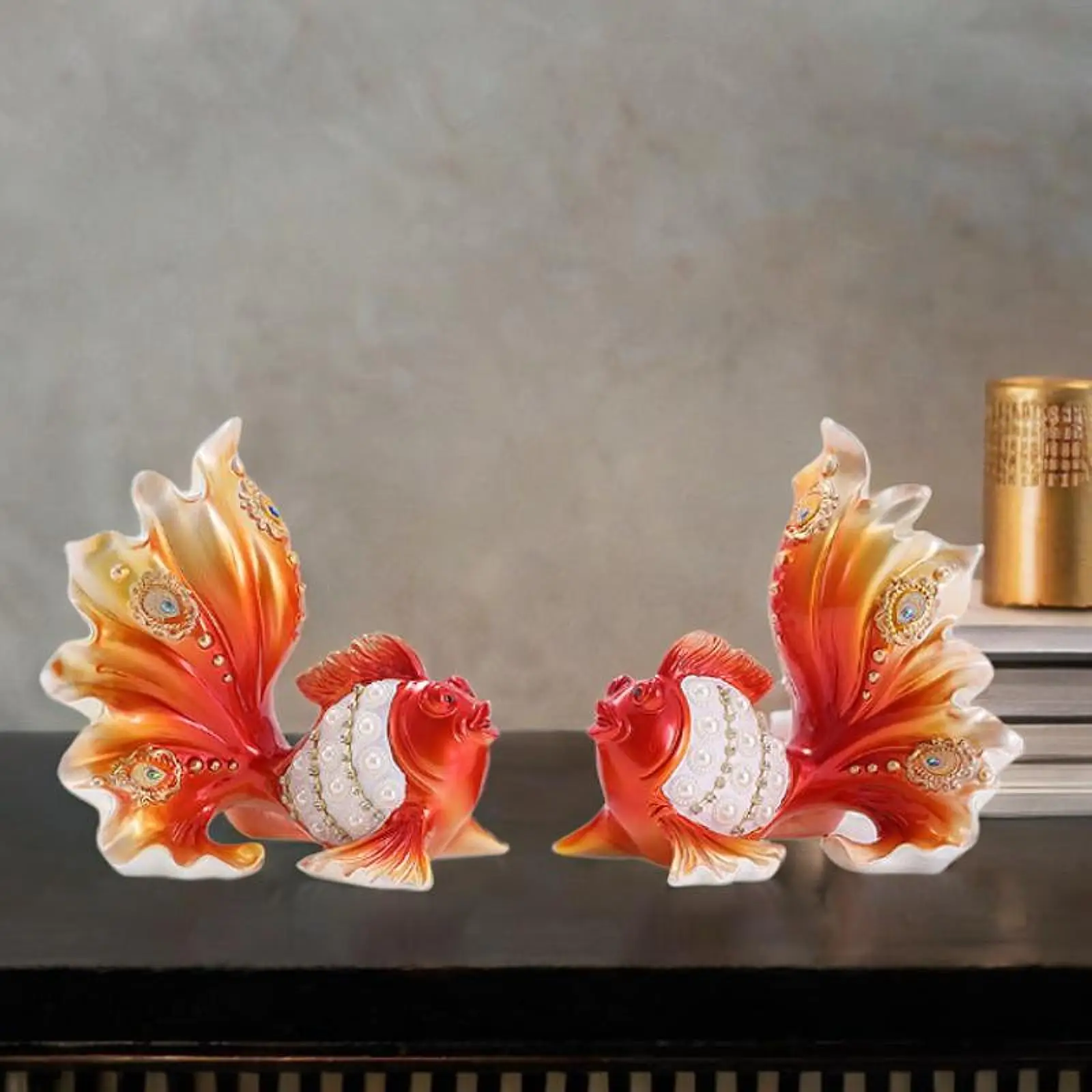 

2 шт., статуэтка в виде рыбы, фэн-шуй