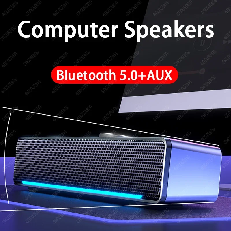 

2024 LED TV Sound Bar AUX Wired Wireless Bluetooth Speaker Home Theater System SoundBar for PC Speakers Computer caixa de som