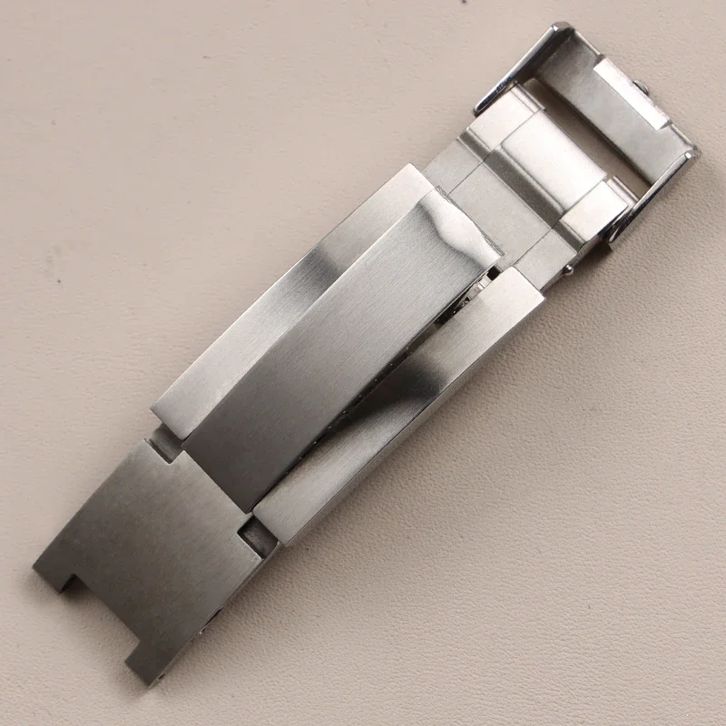 high quality 9*9mm solid stainless steel brushed glide lock watch deployment clasp for Rolex Submariner Daytona GMT Datejust