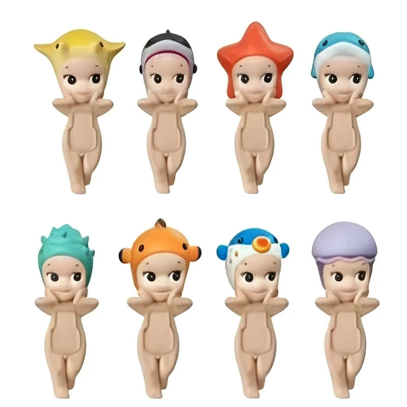 Heiße Cartoon-Figuren Hippers Blind Box Tier-Stehfiguren-Serie Anime-Figur Raum- und Bürodekoration Sammlung Weihnachtsgeschenke