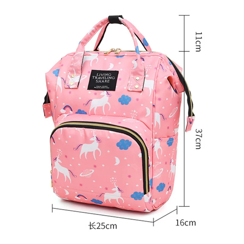 Zaino per pannolini mummia borsa per pannolini di grande capacità borsa per passeggino mamma bambino Multi-funzione impermeabile caldo borse per pannolini da viaggio all'aperto