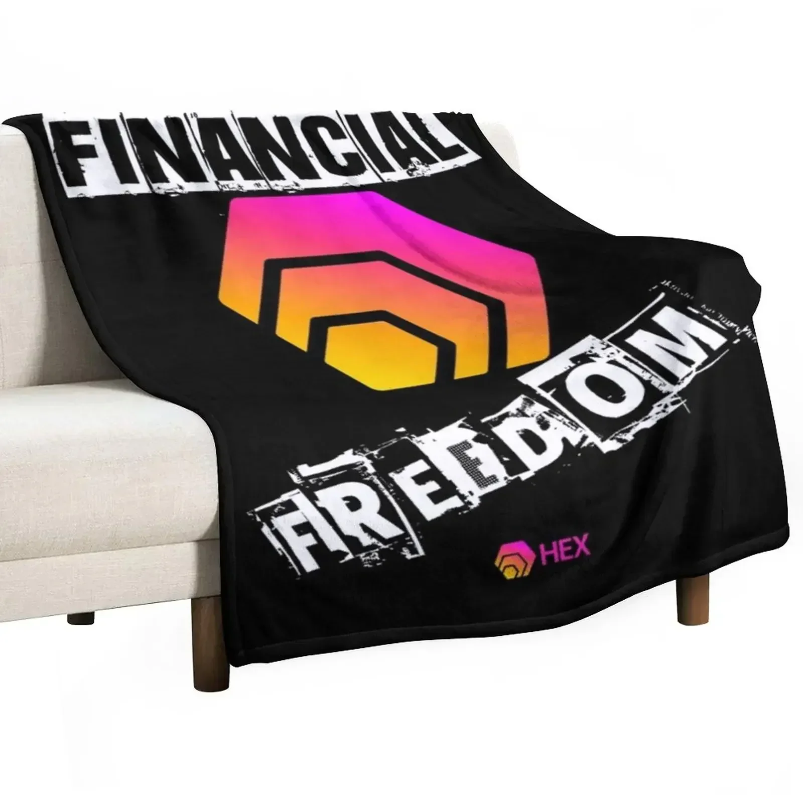 HEX CryptocurrencyHex Crypto Throw Blanket Multi-Purpose Baby Bed covers Soft Blankets