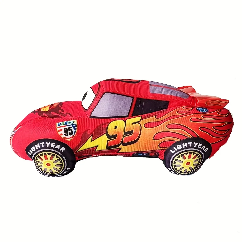 17/25/35cm 1pc Disney Lightning McQueen Car Plush Pillow, Cute Cartoon Plush Pillow, Birthday Gift Home Decoration - view 2
