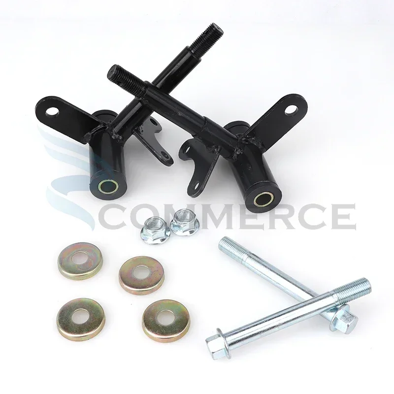 1Pair 17mm Steering Strut Knuckle Spindle For 49cc 50cc 70cc 90cc 110cc ATV Go Kart Buggy UTV Quad Bike Disc Brake Accessories