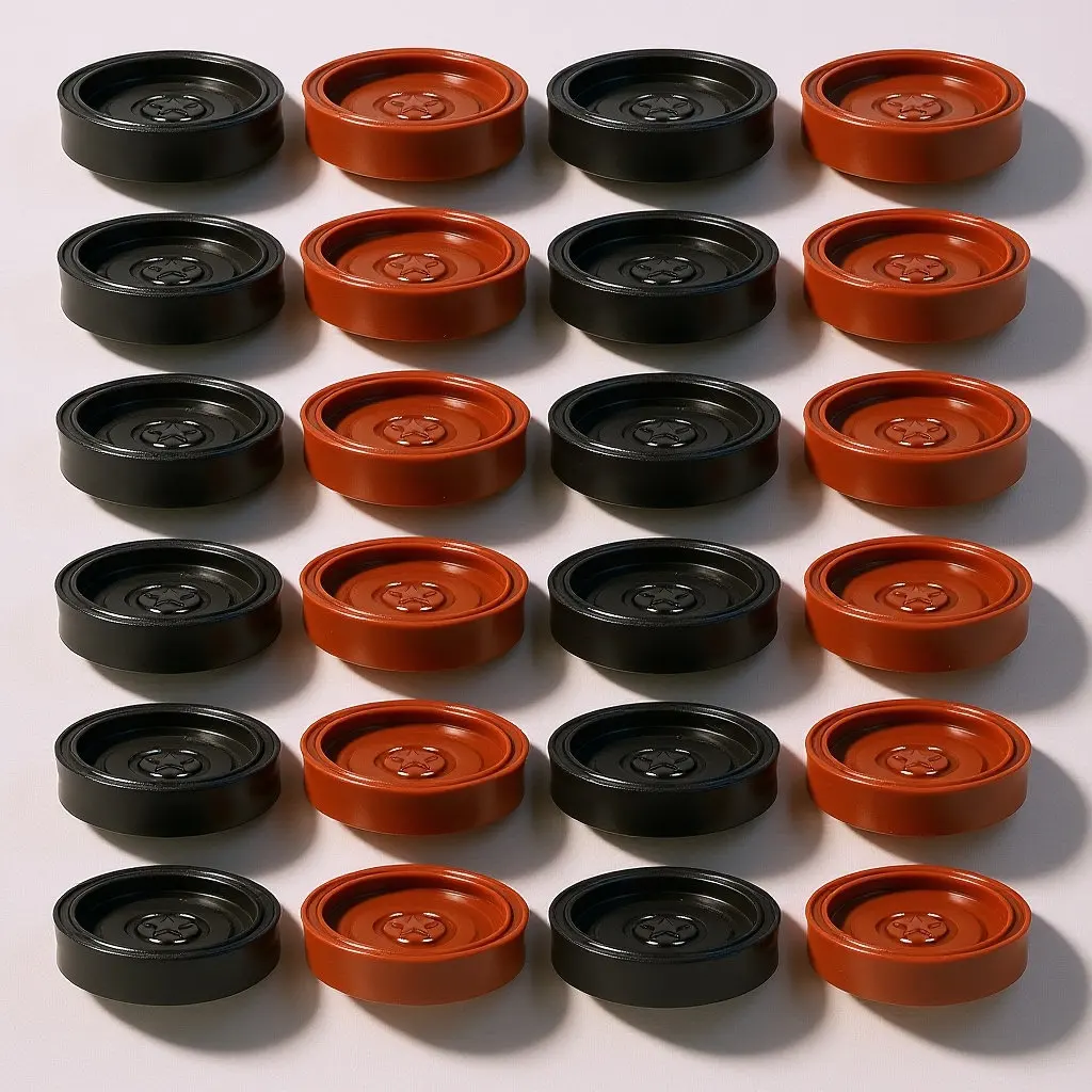 

24Pcs Checkers Accessories Plastic Replacement Pieces Versatile Round ABS Chess Boards Game Parts Board Game Supplies
