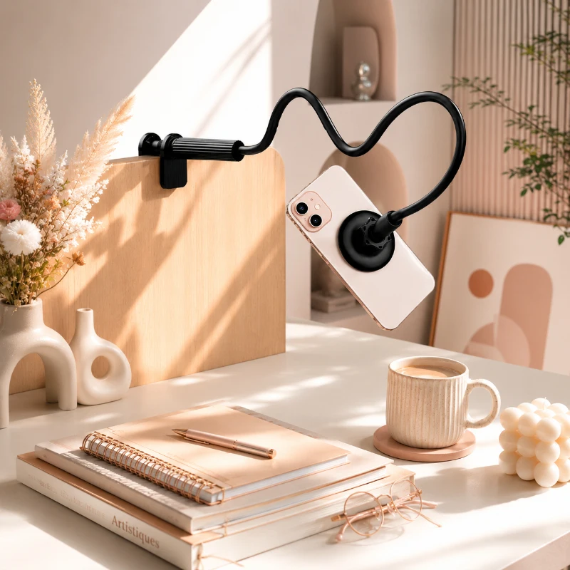 

100CM Extended Long Arm Magnetic Phone Mount, 2026 New Gooseneck Lazy Bracket, Multi-scene Universal Magnetic Holder for Bedroom