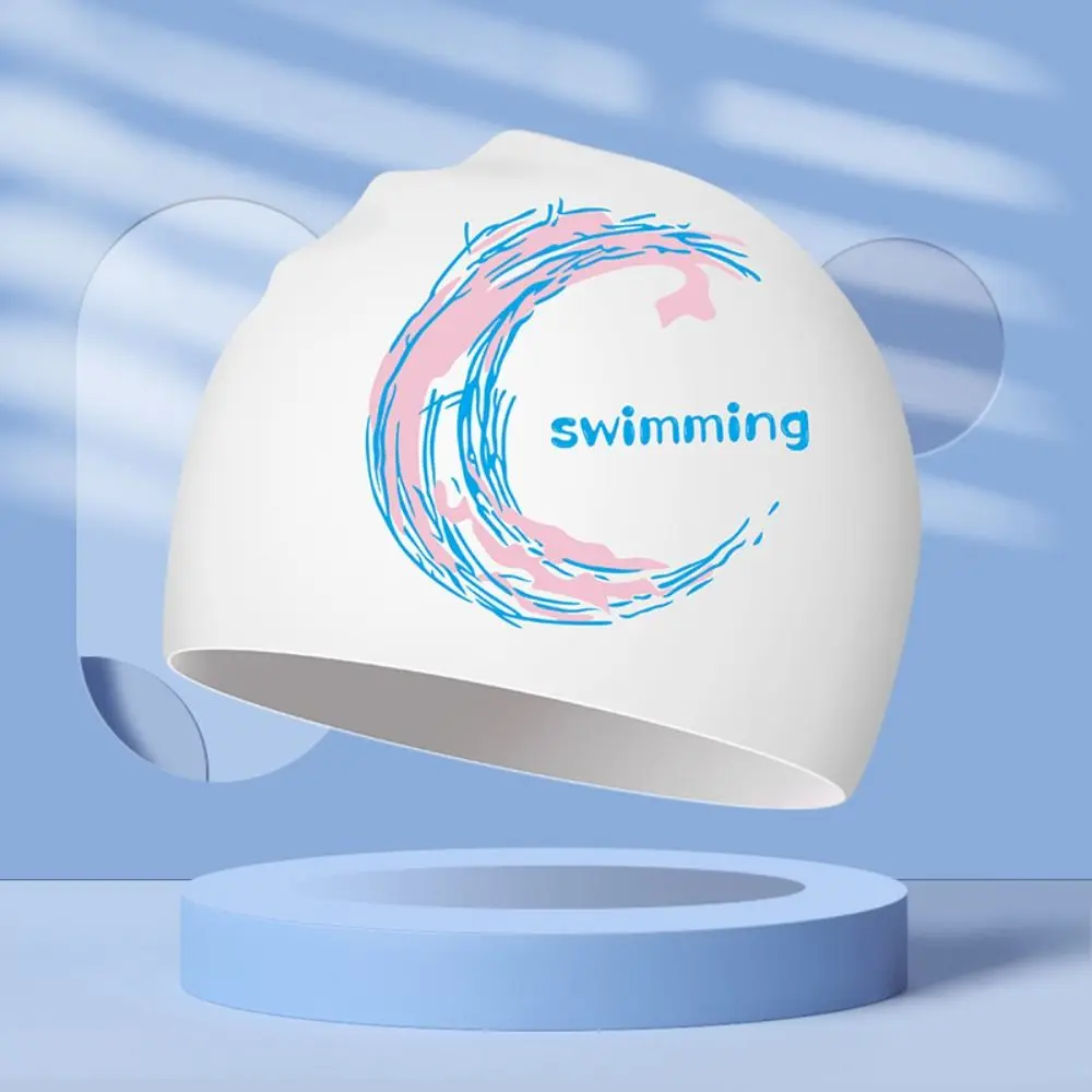 

Реквизит для фотосъемки, кремнеземная шапочка для плавания для взрослых, эластичная шапочка для дайвинга со звездами, защита ушей, легкая шапочка для плавания, бассейн