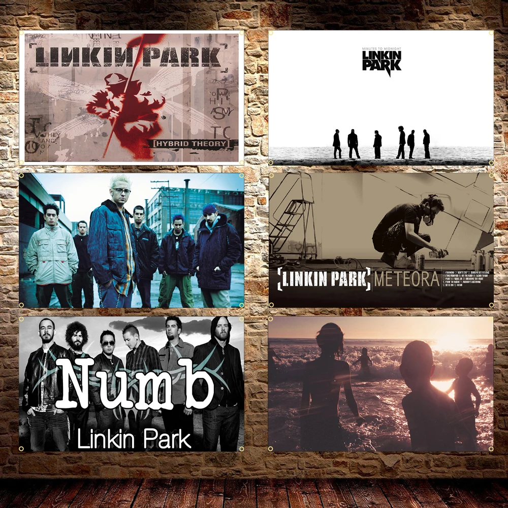 L-Linkin-Parks Band Flag 60x90cm 90x150cm Polyester Printed Heavy Rock Band Poster Banner for Decor Outdoor Home Room Tapestry