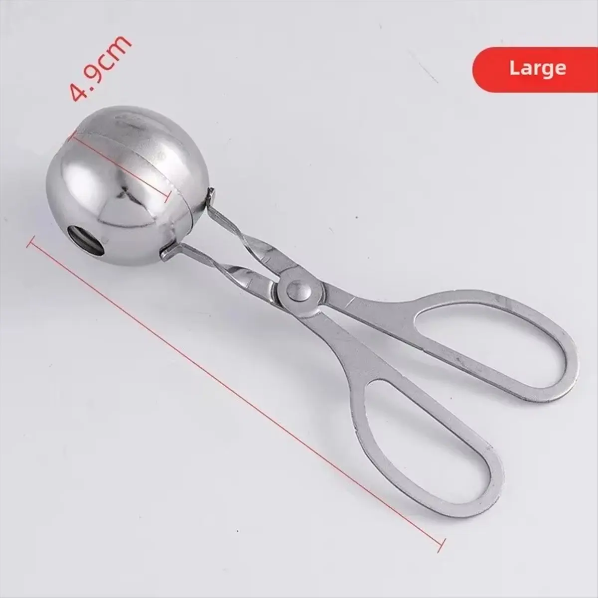 AA601~Stainless Steel Meatball Maker,Household Fish Ball Maker,Perfectly Round , Burgers & Snacks, Dishwasher Safe L