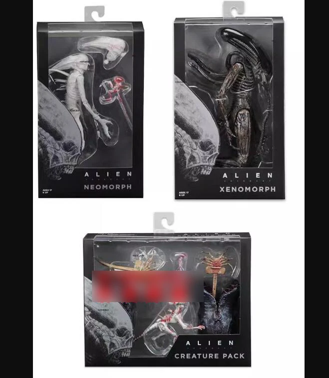 

Alien Xenomorph Covenant Neomorph Creature Pack Action Figure PVC Alien Serie Collectible Model Toy Bookshelf Ornament Gift