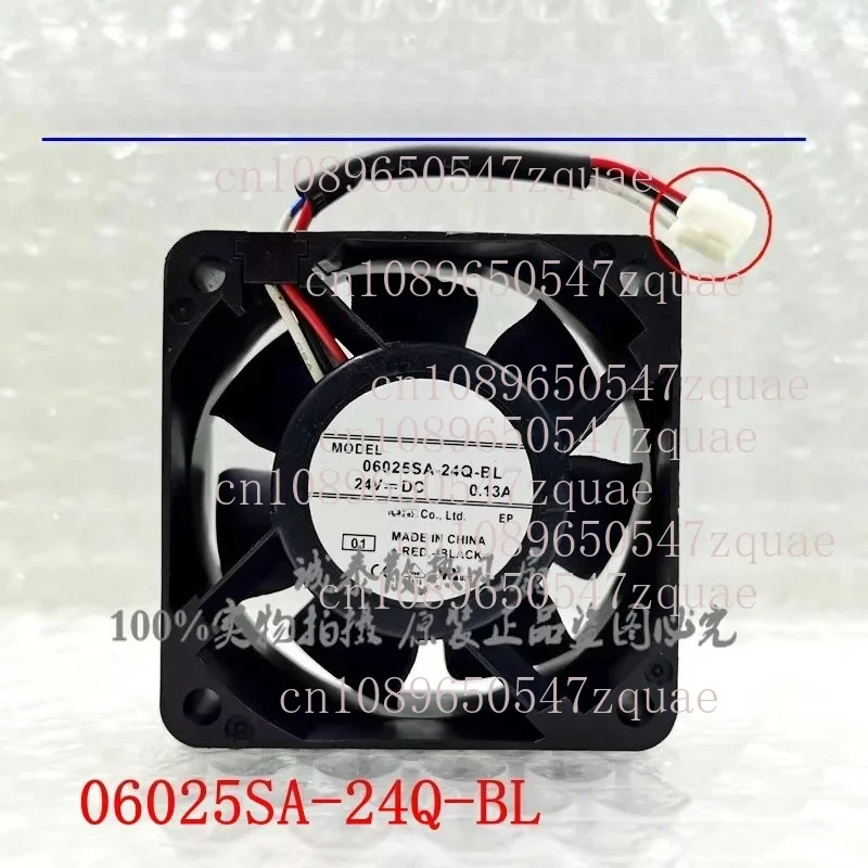 1PCS for NMB 06025SA-24Q-BL 24V 0.13A Cooling Fan for Yaskawa 1.3KW Bus Driver 6025 Different types available