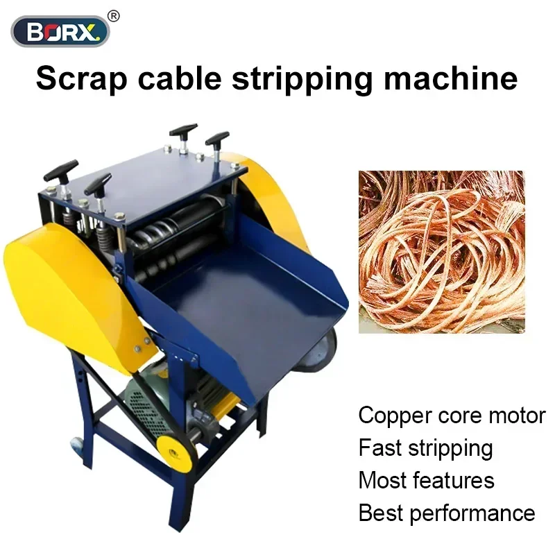 Automatic Used Copper Cable Wire Making Machine High Quality Electric Wire Stripper Factory Sell Cable Wire Stripping Machine