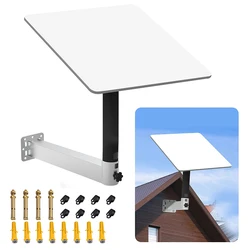 For Starlink V2 Internet Satellite Antenna Bracket and Mounting Kit with Long/short Wall Mounting Bracket,Locking Holes & Screws