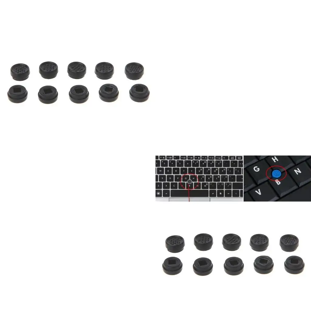 2026 New 10Pcs Trackpoint Pointer Mouse Stick Point Cap For DELL Laptop Keyboard