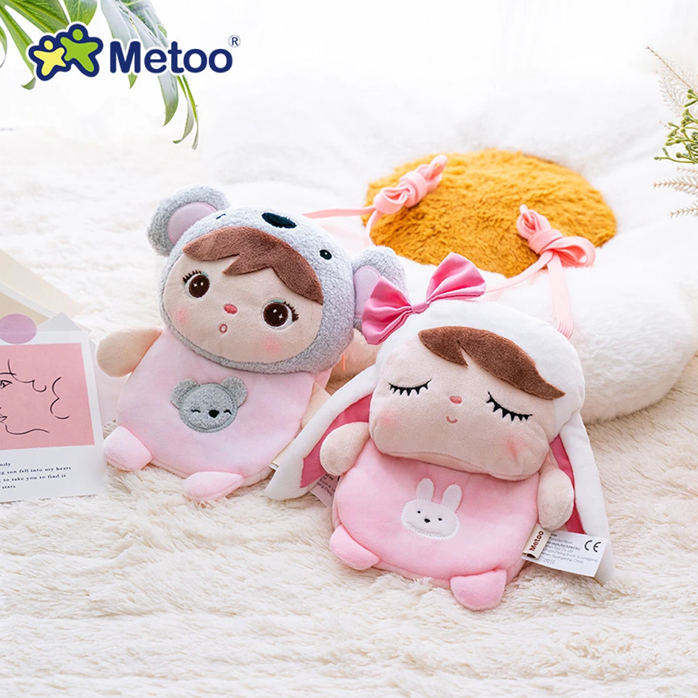 Metoo Forest Angela Plush Sling Bag Cute Plush Phone Bag Girls peluche Mini Bag monete borsa regali di compleanno borsa a tracolla