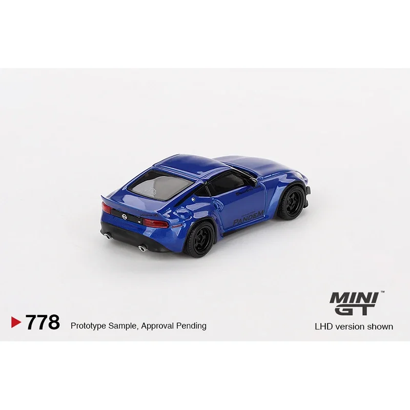 In Stock MINIGT 778 1:64 Pandem 400 Z Seiran Blue Diecast Diorama Model Collection Toys