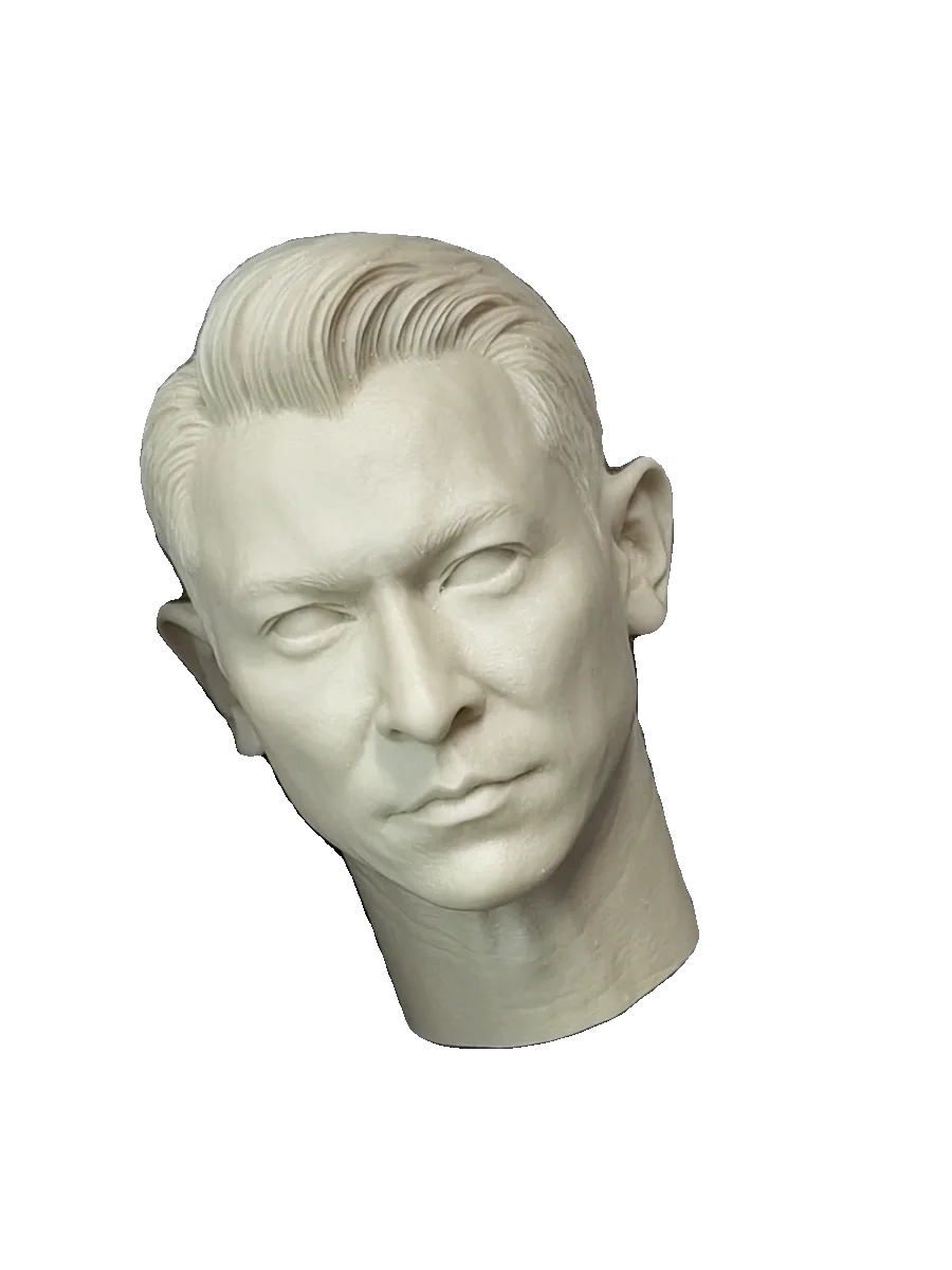 Andy Lau  Head Carving   Actor Soldier Asia Singer Model 1/6 Scale For 12 Inch Action Figure Body  Long Neck  head DollToy