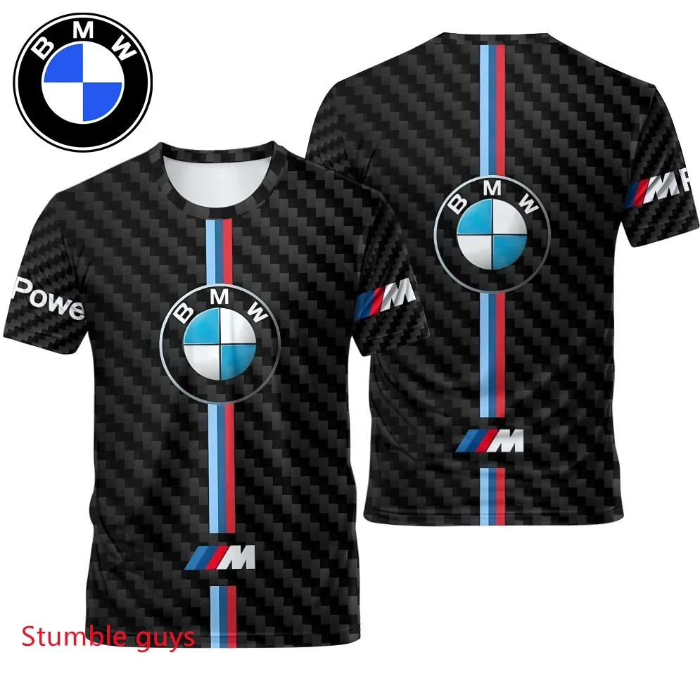 

Men's BMW Summer Short Sleeve Car Brand T-shirt Versatile Simple Sports Motorcycle Racing