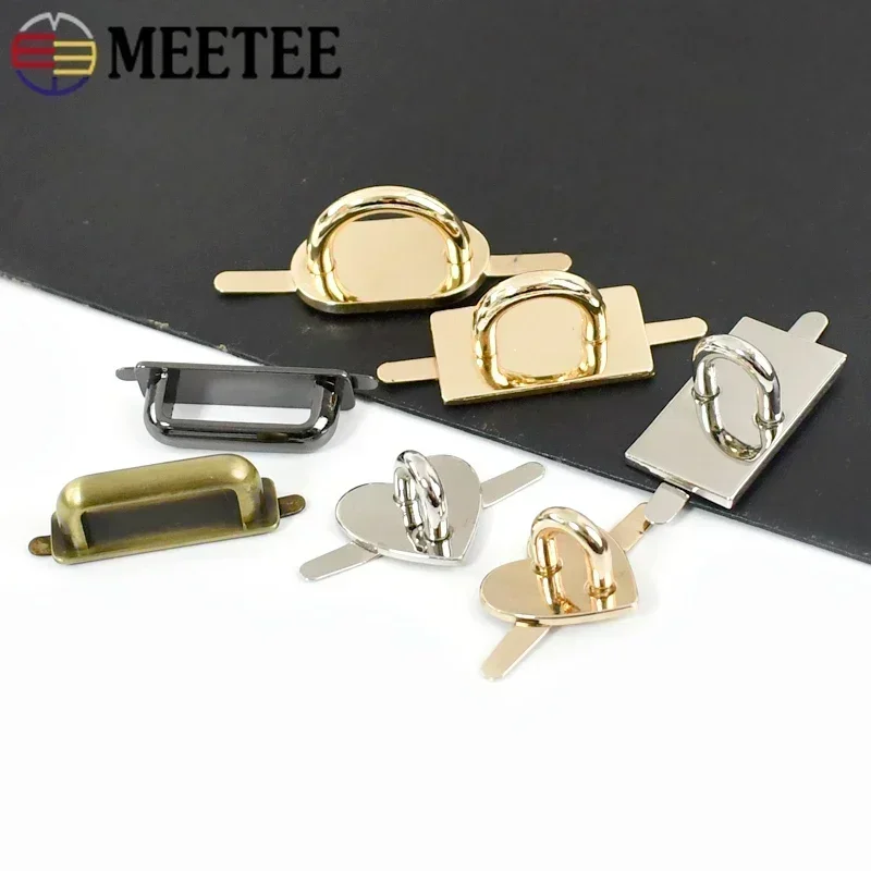 4/10/20Pcs D Ring Metal Buckles Bag Strap Arch Bridge Connector Hook Accessories for Handbags Handle Clasp Side Clip Rings Clamp