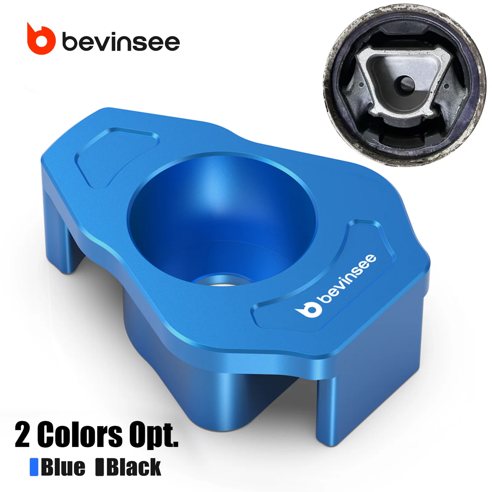 BEVINSEE Lower Motor Mount Insert for VW Golf 7/7.5/8 for Passat B8 for Tiguan 2, for Audi A3 RS3 8V 8Y TT TTRS Q2, for Skoda