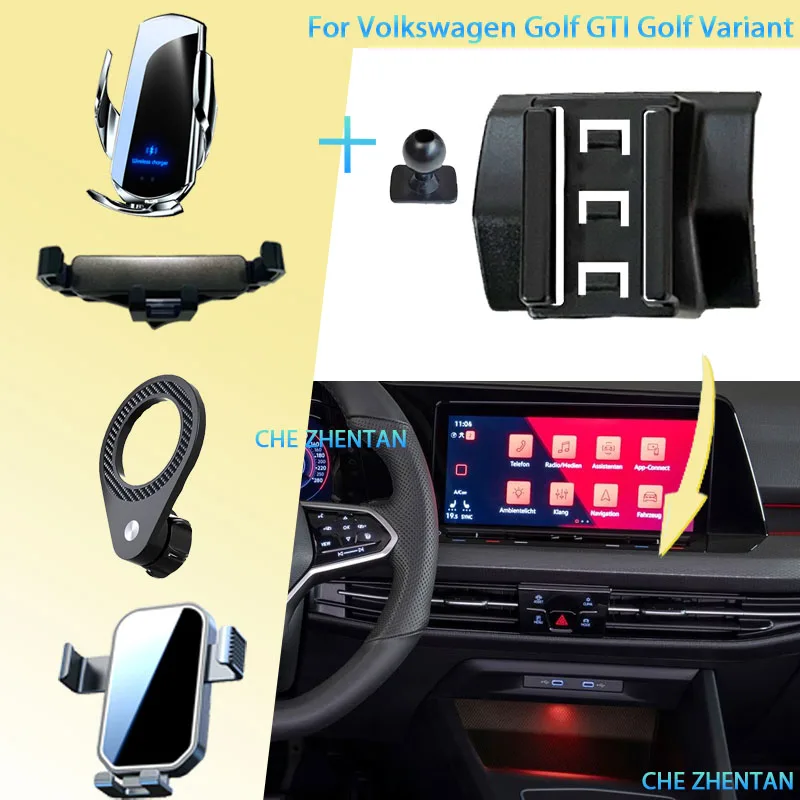 

Car Mobile Cell Stand for Volkswagen Golf GTI Golf Variant 2021~2024 Car Mount Vehicle Phone Bracket Gravity Holder Accessories