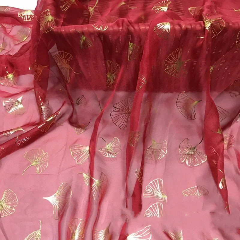 100*150cm Bronzing Fabric Background Mesh Decorative Material Chiffon for Dress