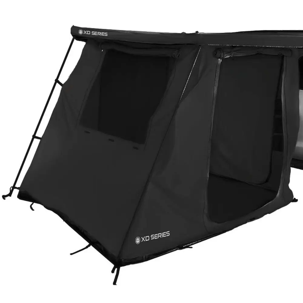 XD Nomadic 270 180 Awning Room Enclosure, Black Body, Black Trim 4 Walls amp Floor