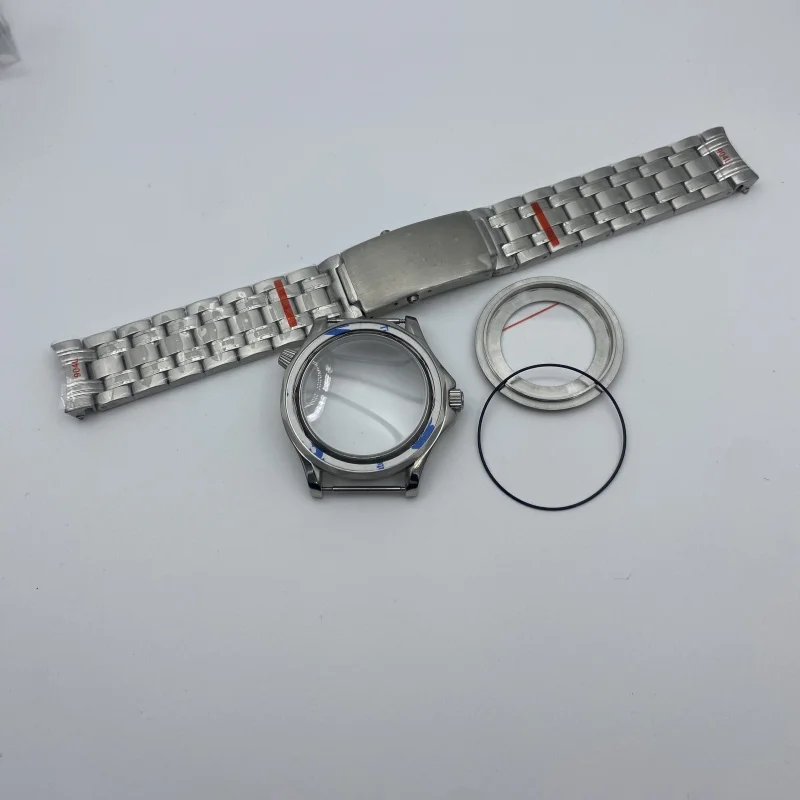 ملحقات تعديل الساعة لـ NH35 Seamaster 300 مجموعة حزام زجاج الياقوت لحركة NH34/NH36