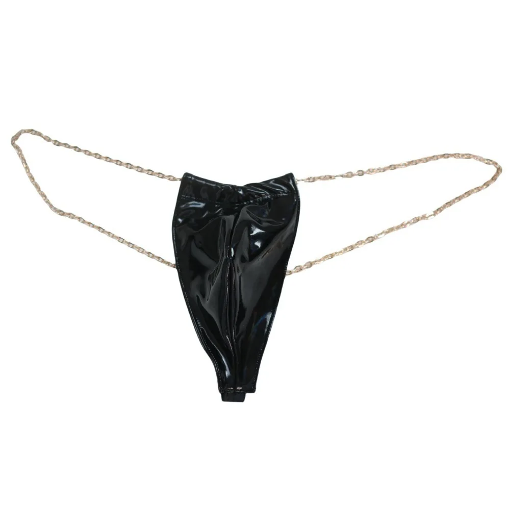 الرجال سلسلة الخصر مثير T-المنشعب ملخصات ليلة عرض مثلث سلسلة السراويل أنيق فو الجلود #3