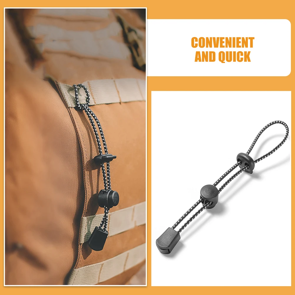 

6 Pcs Mountaineering Bag Buckle Backpack Stick Holder Elastic Rope Climbing Adjustable Pole Climbing Sticks Replacement Straps