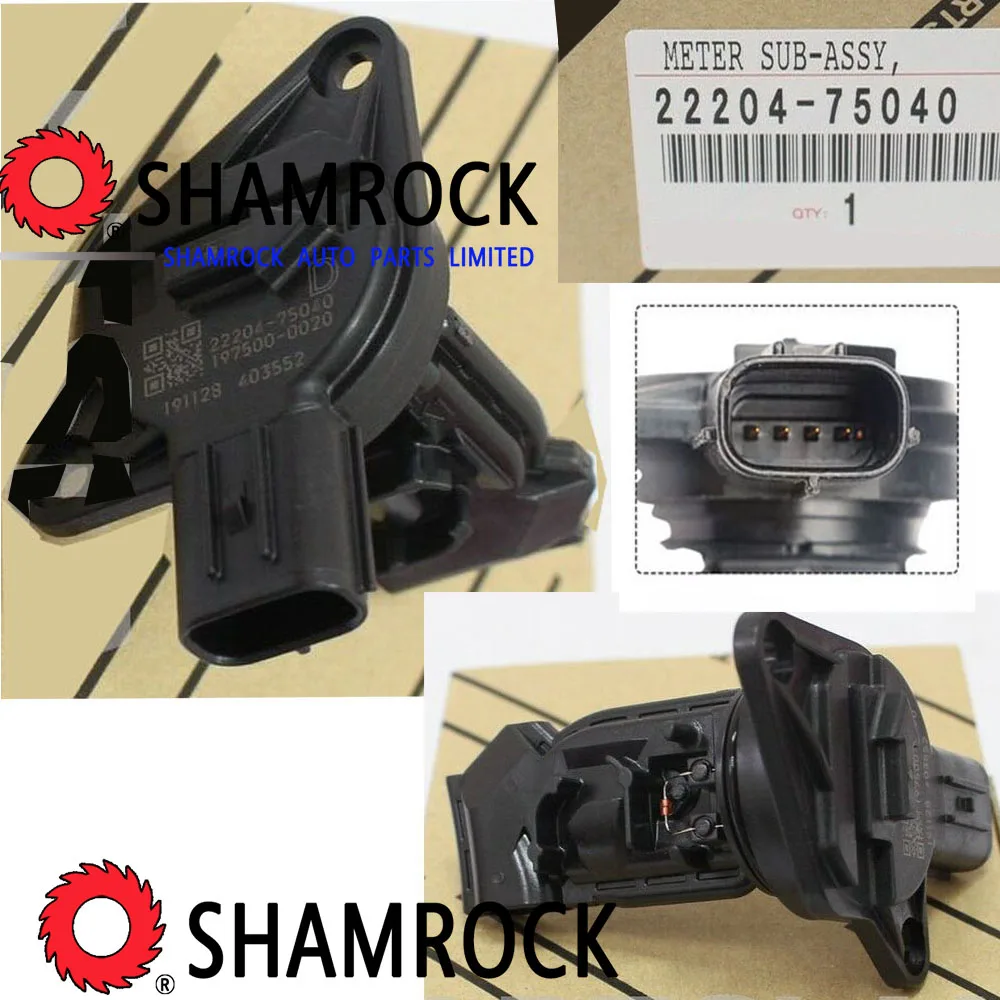 

22204-75040 2220475040 Датчик массового расхода воздуха для CamryTacoma HighlanderSienna 16-19 oem MAS0447 AF10658