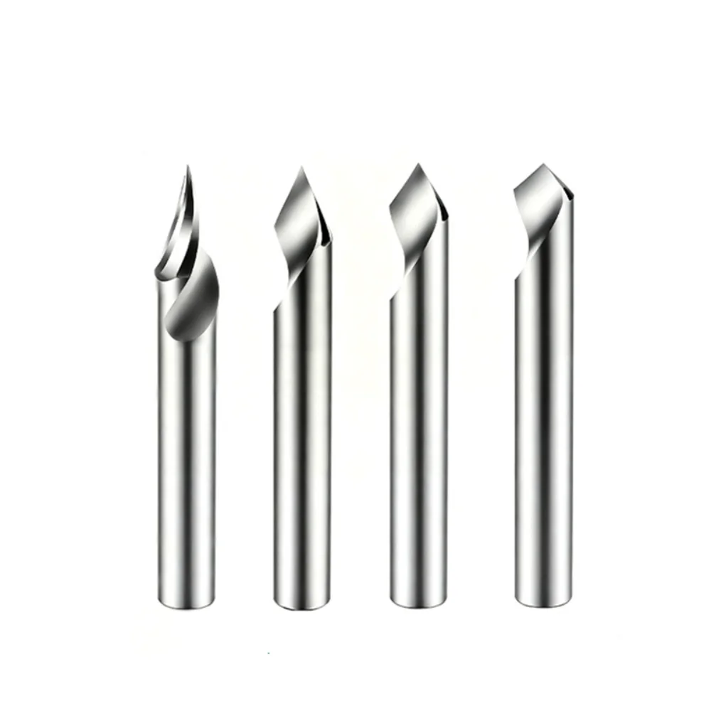 V Type Spiral CNC Router Bit 1/4