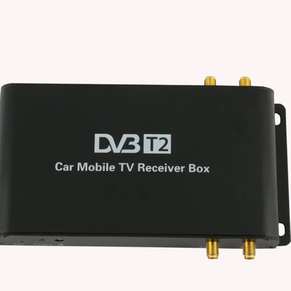 Car dvb-t2 tv tuner with 4 antennas 4 chiset inside with h.264 decoding can work at a stable speed :180km/h