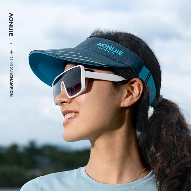 AONIJIE E4113 regolabile uomo e donna sport estivi cappello con visiera parasole larga per Beach Golf Fishing Marathon Running Cycling