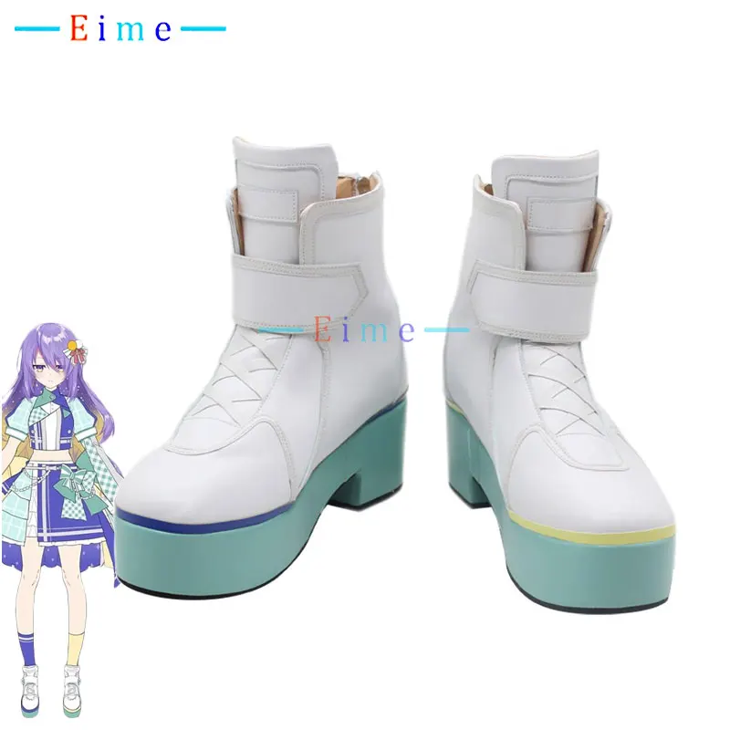 

Moona Hoshinova Cosplay Shoes PU Leather Shoes Halloween Carnival Boots Vtuber Cosplay Prop Custom Made