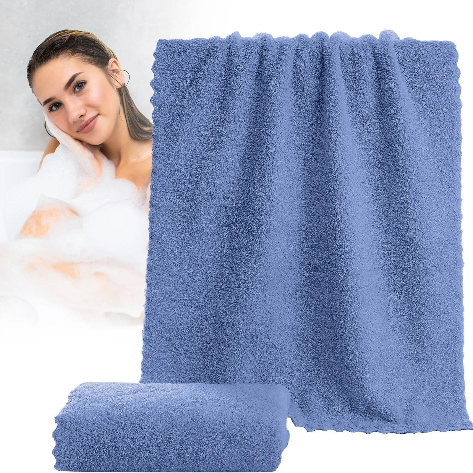 Spa Towel Skin Friendly Microfiber Hand Towel Breathable Bath Blankets Towels for Adults No Lint Bath Towels Mens Bath Towel