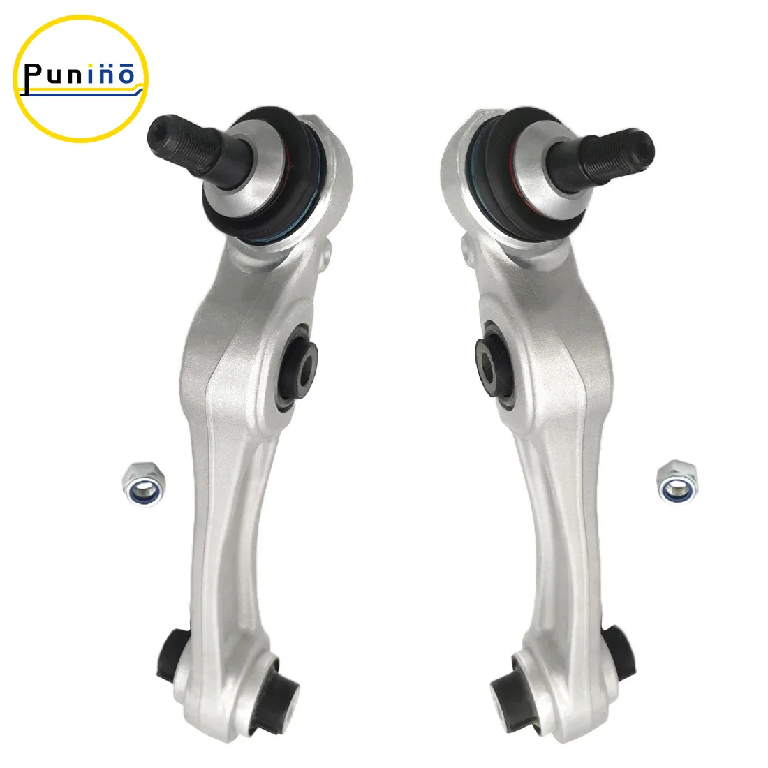 

Punino 2pcs Front Lower Control Arm with Bushings for BMW 5 Seiries F10 528i 650i 550i 2011 2012-2018 31126794204