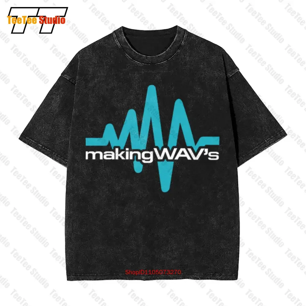 Making Wavs Synther Studio Producer Audio Engineer Men'S Clothes Oversized T-Shirt FJWW