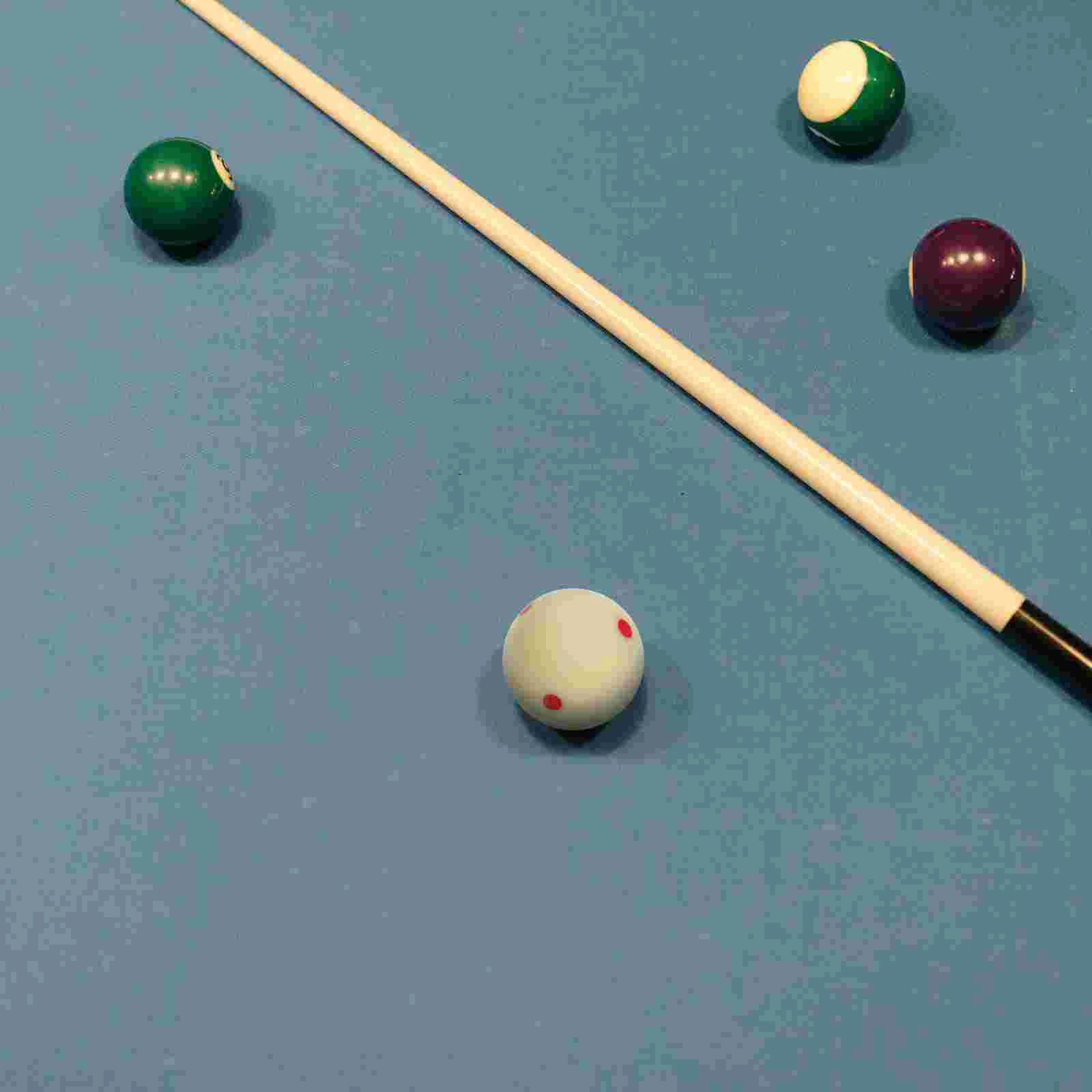 Billiard White Ball with 6 Dots Major Regulation Size Resin Standard Pool-billiard Cue for Improve Practice Skills Six