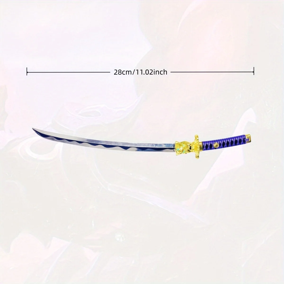 11 polegada valorant onimaru kunitsuna metal katana espada ninja faca japonês katana samurai sabre cosplay acessórios prop brinquedo